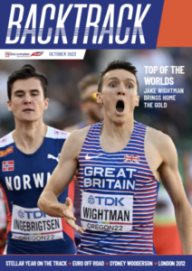 Backtrack magazine for BASC British Athletics Supporters Club Autumn 2022