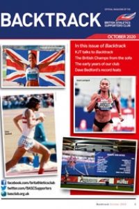 Backtrack magazine for BASC British Athletics Supporters Club Autumn 2020