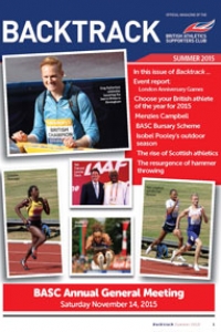 Backtrack magazine for BASC British Athletics Supporters Club Summer 2015
