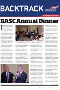 Backtrack magazine for BASC British Athletics Supporters Club Winter 2012
