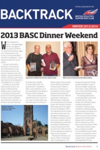 Backtrack magazine for BASC British Athletics Supporters Club Winter 2014