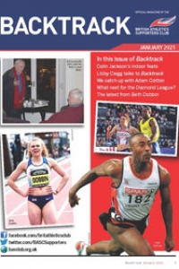 Backtrack magazine for BASC British Athletics Supporters Club Winter 2021